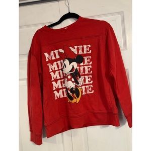 Minnie Mouse Scoop Neck Sweater